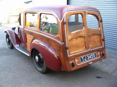 1933 Austin 12 Six Shooting Brake - Rear